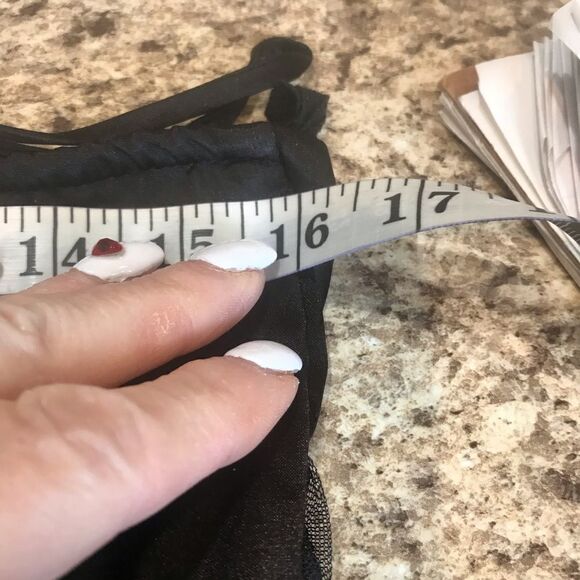 Ynes Black and Silver Spaghetti Dress Formal Prom Small - Picture 7 of 9